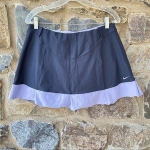 Nike Black and Lavender Skort